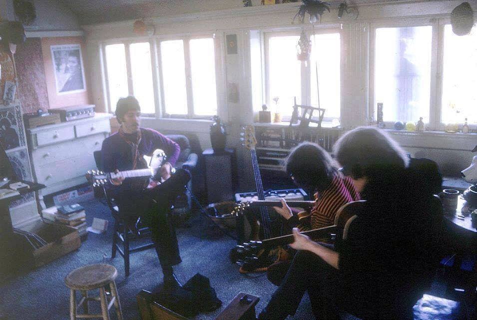 Paul McCartney jamming with Jefferson Airplane, San Francisco, 4 April 1967