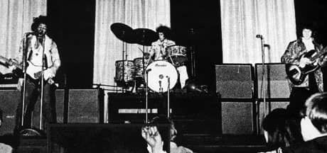 The Jimi Hendrix Experience at the Saville Theatre, London, 4 June 1967