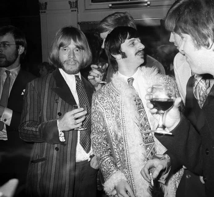 Brian Jones and Ringo Starr, 19 January 1968