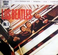 Los Beatles No 1 EP artwork – Argentina