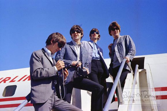 The Beatles at Sea-Tac Airport, Seattle, 22 August 1964