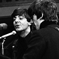 Paul McCartney and George Harrison, 1964