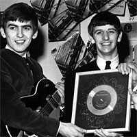 George Harrison and Ringo Starr