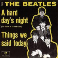 A Hard Day's Night single artwork – Denmark