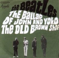 The Ballad Of John And Yoko single artwork - France