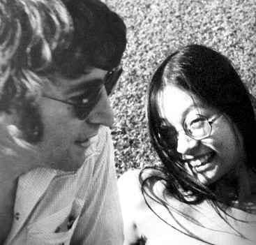 John Lennon and May Pang