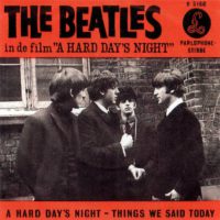 A Hard Day's Night single artwork – Netherlands