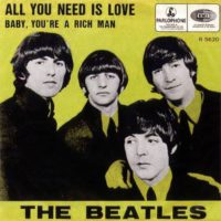 All You Need Is Love single artwork – Belgium, Netherlands