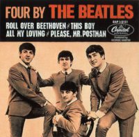 Four By The Beatles EP artwork – Canada, USA