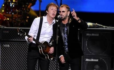 Paul McCartney and Ringo Starr, 4 April 2009