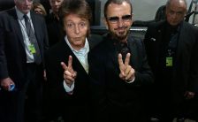 Paul McCartney and Ringo Starr at the Grammy Awards, 26 January 2014