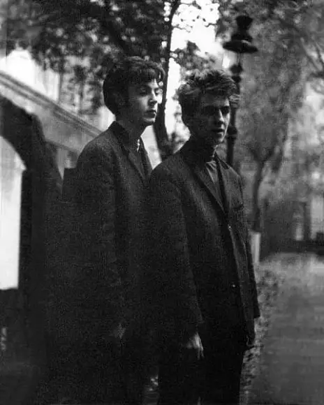 Paul McCartney and George Harrison in Hamburg, 1960