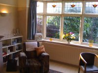 Living room of 'Mendips', 251 Menlove Avenue, Liverpool