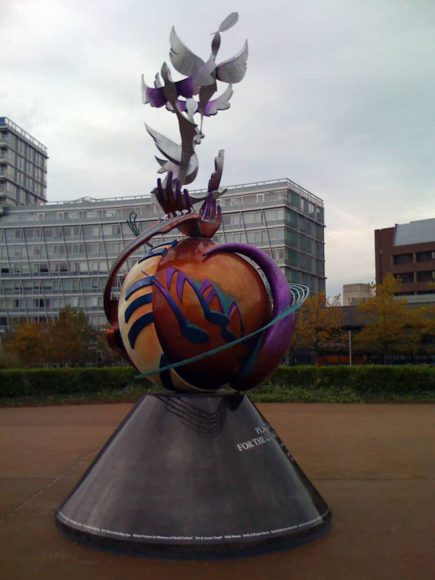 John Lennon Peace Monument, Liverpool, 2010