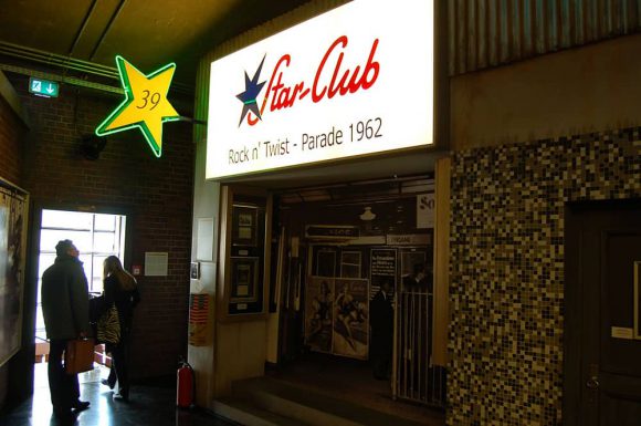 Inside the Beatlemania museum, Hamburg, Germany