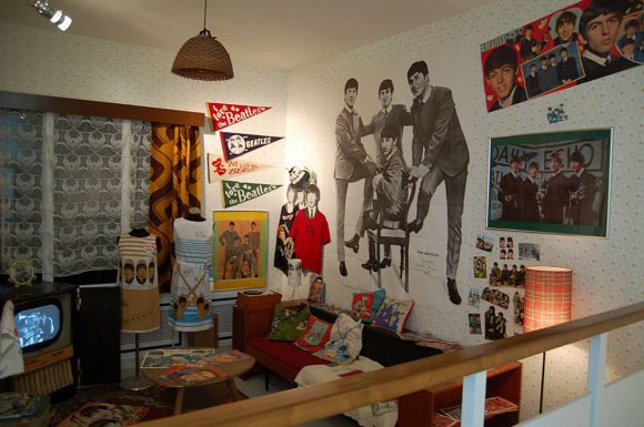 Inside the Beatlemania museum, Hamburg, Germany