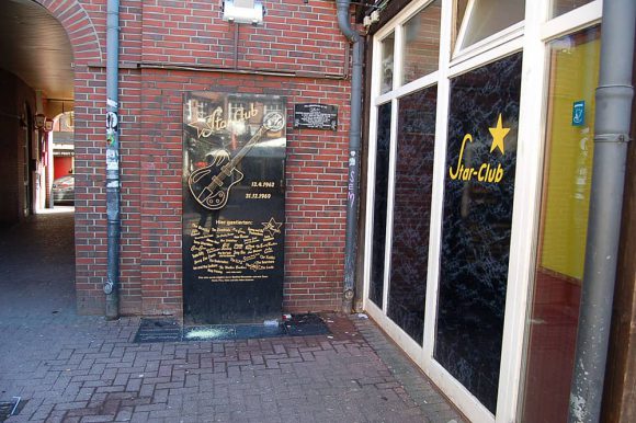 Star-Club memorial sign, Hamburg, 2011