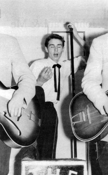 The Quarrymen's Len Garry, New Clubmoor Hall, Liverpool, 23 November 1957