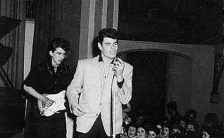 George Harrison on stage with Johnny Gentle, 20 May 1960