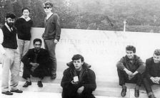 The Beatles with Allan and Beryl Williams and Lord Woodbine, Arnhem war memorial, 16 August 1960