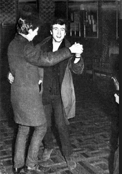 John Lennon at the Palais Ballroom, Aldershot, 9 December 1961