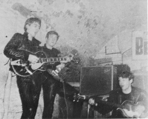 The Beatles at the Cavern Club, Liverpool, 5 April 1962