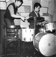 Paul McCartney and Pete Best, Cavern Club, Liverpool, 3 June 1962
