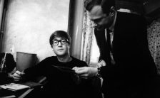 John Lennon and Brian Epstein, 1963