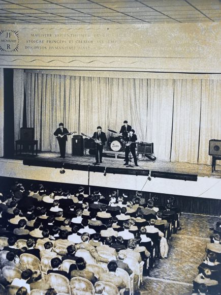 The Beatles at Stowe School, Buckingham, 4 April 1963