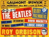 Poster for The Beatles at the Gaumont, Ipswich, 22 May 1963