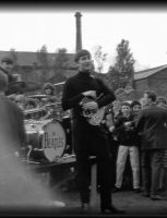 John Lennon and Ringo Starr, Abbotsfield Park, Urmston, 5 August 1963