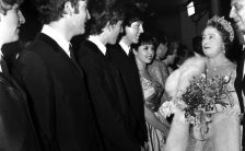 The Beatles meet the Queen Mother at the Royal Command Performance, 4 November 1963