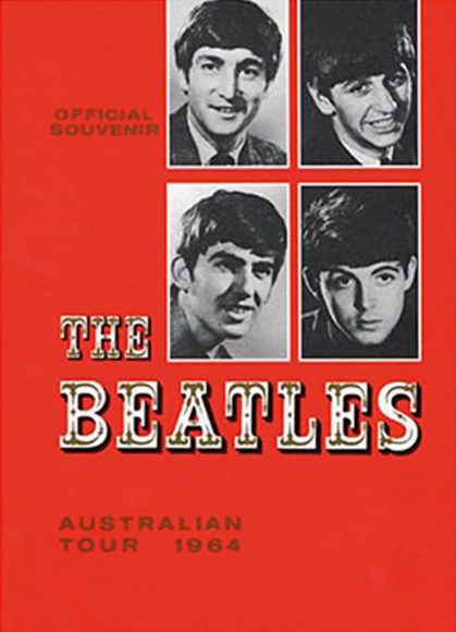 Programme for The Beatles' Australian tour, 1964