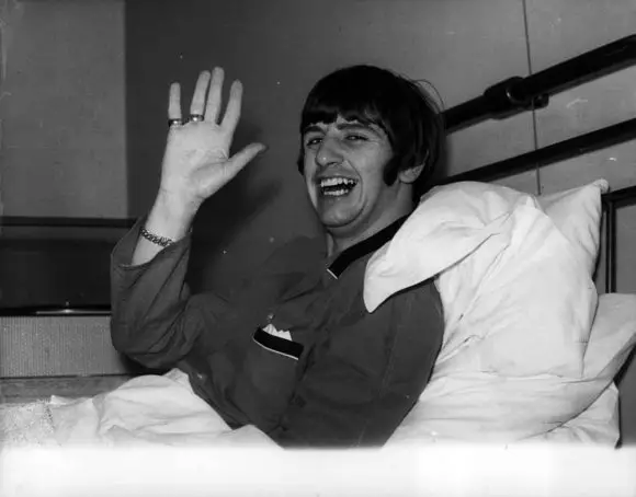 Ringo Starr in University College Hospital, London, December 1964