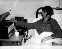 Ringo Starr in University College Hospital, London, December 1964