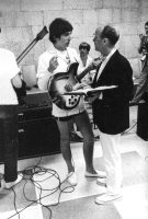 The Beatles rehearsing for their second Ed Sullivan Show, 15 February 1964