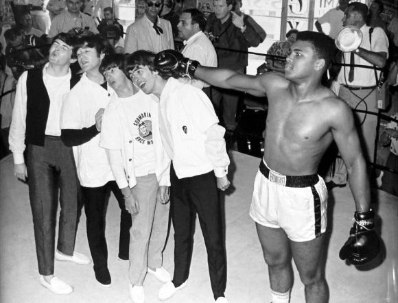 The Beatles with Cassius Clay (Muhammad Ali), 18 February 1964
