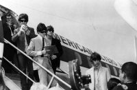 The Beatles arriving in Denver, 26 August 1964