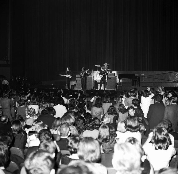 The Beatles at the Paramount Theatre, New York City, 20 September 1964