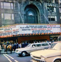 Sign for The Beatles at the Paramount Theatre, New York City, 20 September 1964