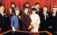 Wedding day of Ringo Starr and Maureen Starkey, 11 February 1965