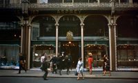 The Beatles filming Help! outside Asprey, New Bond Street, London, 9 May 1965