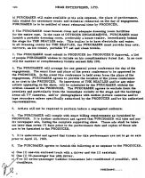 The Beatles' contract for performances at Portland Coliseum, 22 August 1965 - part three