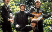 The Beatles filming a promotional clip for Paperback Writer/Rain, 20 May 1966