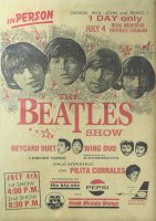 Poster for The Beatles in Manila, the Philippines, 4 July 1966