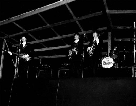 The Beatles at Suffolk Downs Racetrack, Boston, USA, 18 August 1966