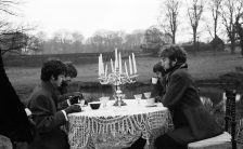 The Beatles filming the Penny Lane promo, 7 February 1967