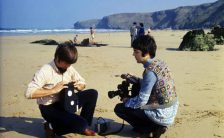 The Beatles filming Magical Mystery Tour at Watergate Bay, Newquay, 13 September 1967