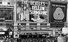 The world premiere of The Beatles' Yellow Submarine, London, 17 July 1968