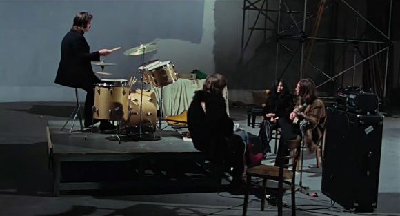 Ringo Starr, George Harrison, Yoko Ono, John Lennon – Twickenham Film Studios, 2 January 1969